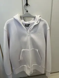 HELly Hansen ホワイト ジップアップパーカー　Lのサムネイル