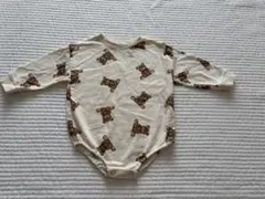 bebeinine クマ柄ロンパース M
