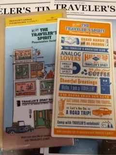 トラベラーズノート2026　下敷き　クリアホルダー