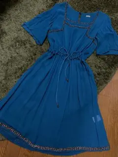 アメリカンラグシー　ワンピース　青　ブルー