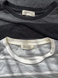 BACK NUMBER ボーダーTシャツ 2枚セット L