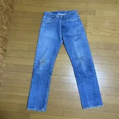 Levi's 501 ストレートデニム ブルー パッチなし