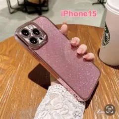 iPhoneケース　キラキラケース　透明　グリッター　ソフトケース　クリアケース