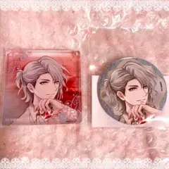 イケメンヴァンパイア　ドレーク　アクリルブロック　缶バッジ　8th