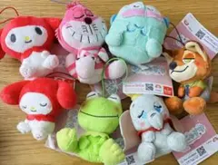 サンリオキャラクターズ　むにゃすや マスコット ぬいぐるみ まとめ売り