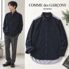 コムデギャルソン　長袖シャツ ネイビー メンズ 2026年最新】COMME des GARCONS HOMME カラー：ネイビー系 メンズ 長袖