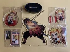 【中古品】鬼滅の刃　煉獄杏寿郎　アクリルスタンド　ひかる　光る　特典　みにきゃら