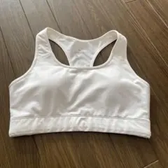 Nike Dri-FIT ホワイトブラトップ S