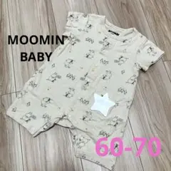 ムーミンベビー MOOOIN BABY 半袖 ロンパース カバーオール 男女 綿のサムネイル
