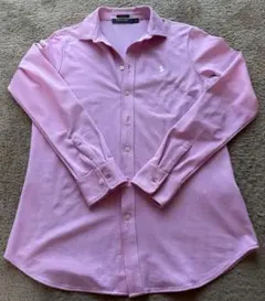 ポロゴルフ ラルフローレン ピンクポロシャツ 長袖シャツ レディース L