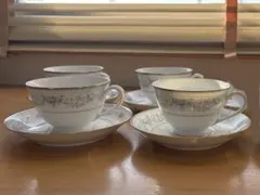 【Noritake】ティーカップ・ソーサー 4個セット