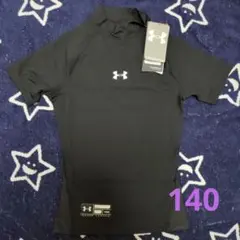 UNDER ARMOUR アンダーシャツ ブラック 140