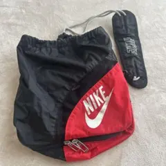 NIKE プールバッグ 中型 赤/黒 メッシュ