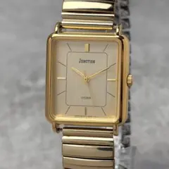 CITIZEN　腕時計　タンク　ジャンクション　スクエア　ゴールド　ヴィンテージ