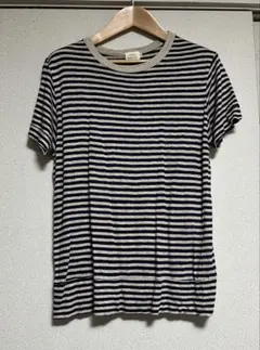 prit⭐️ボーダー リネン半袖Tシャツ　1のサムネイル
