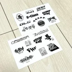 【StrayKids】 スキズ ステッカー2枚セット