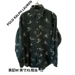 POLO RALPH LAUREN スキー柄 MARLOWE ネルシャツ M