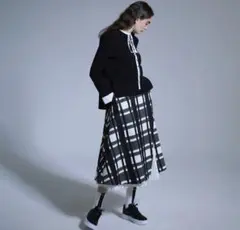 【新品】SHE Tokyo Nathalie big check スカートのサムネイル