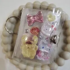 ミニシール帳 未完成品 シール おすそ分け サンリオ しずくちゃん キーホルダー