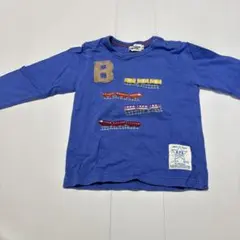 TANWAN 電車刺繍 Tシャツ 90cm