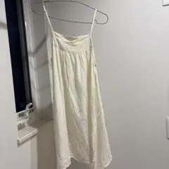 フェアリーグランジ コットンキャミワンピ 森ガール 刺繍