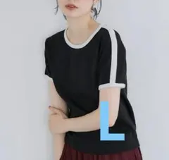 新品未開封【coca】スムースコンパクトリンガーTシャツ Lのサムネイル