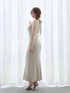 andmary Fata body dress white - メルカリ