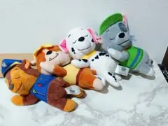 パウ・パトロール　マーシャル　ロッキー　ラブル　ズーマ　ぬいぐるみ　4体セット
