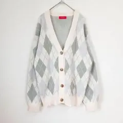 ​レピピアルマリオ アーガイルカーディガン M Argyle Cardiganのサムネイル