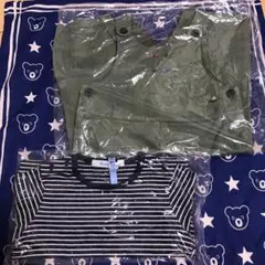 美品　ファミリア　オーバーオールセット