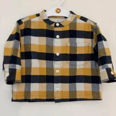 チェック柄フランネルシャツ 80サイズ
