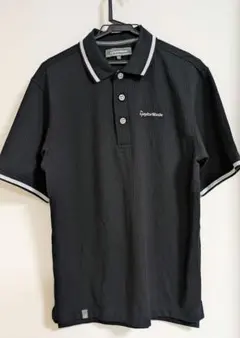 【美品】TaylorMade テーラーメイド　ポロシャツ　ブラック　М　黒のサムネイル