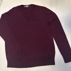 ユニクロ エクストラファインメリノリブセーター L