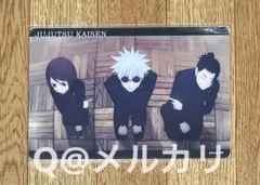 呪術廻戦　懐玉・玉折　アニメ場面写クリアカード　五条悟・夏油傑・家入硝子