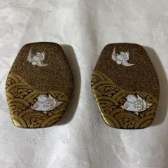 有田焼　幸楽窯　おしどり　箸置き　2個セット