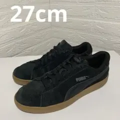 PUMA スニーカー ブラック ガムソール かかと穴あり中古のサムネイル