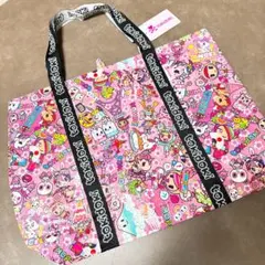 【新品未使用】タグ付き　tokidoki×ドンキ　レジャーバッグL　総柄
