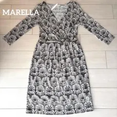MARELLA マックスマーラ花柄 長袖ラップドレスのサムネイル