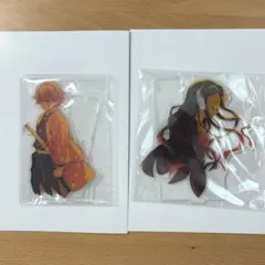 鬼滅の刃　キービジュアル　ランダムアクリルスタンドA　善逸　禰豆子　ねずこ　2点