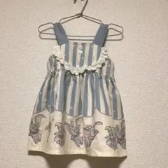 美品　Disney Dumbo ストライプ ワンピース　ダンボ　80㎝のサムネイル