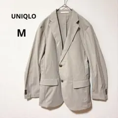 UNIQLO メンズ M ベージュ ドライストレッチジャケット　スリムフィット