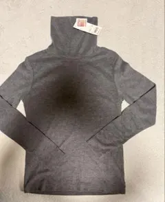 ユニクロ ヒートテック UNIQLO HEATTECH 長袖フリースS グレー