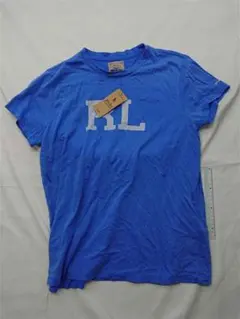 ■ポロ ラルフローレン RLロゴ Tシャツ ブルー系 メンズ M