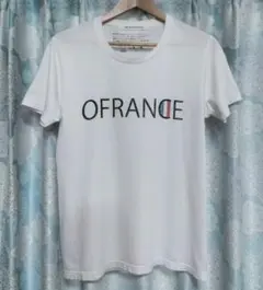 着心地♡✨EEL OF France✨オフランスロゴ入り白TシャツＬ男女兼用のサムネイル