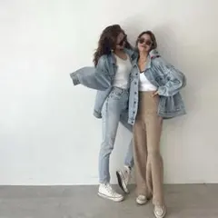 シェリ⭐️アームタックデニムジャケット