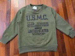 新品未使用　長袖トレーナー　110サイズ　裏起毛