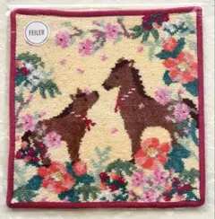 【完売品】フェイラー　タオル ハンカチ　ウマ 2026