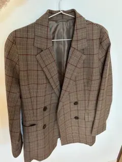 GU ジーユー テーラード ダブル ブレスト ジャケット