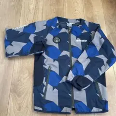 goleador 昇華幾何学模様 ノーカラー中 綿ZIPジャケット　150