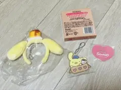 サンリオ非売品ノベルティアクリルスタンドチャーム&カチューシャ ポムポムプリン